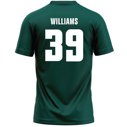 Jacksonville - NCAA Men's Lacrosse : Owen Williams - Green Lacrosse Jersey