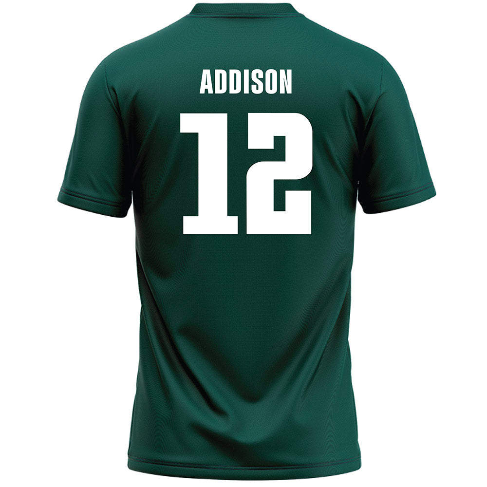 Jacksonville - NCAA Men's Lacrosse : Parker Addison - Green Lacrosse Jersey-1