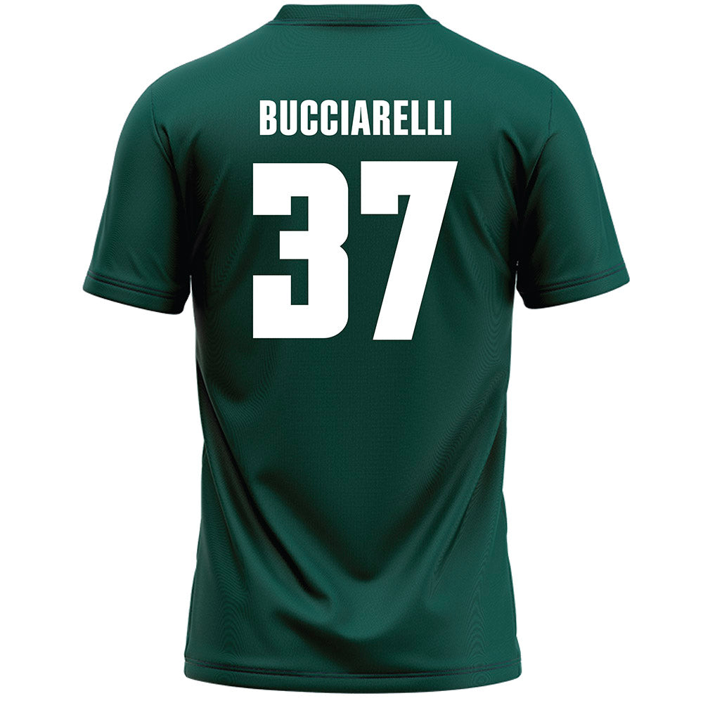 Jacksonville - NCAA Men's Lacrosse : Jonathan Bucciarelli - Green Lacrosse Jersey-1