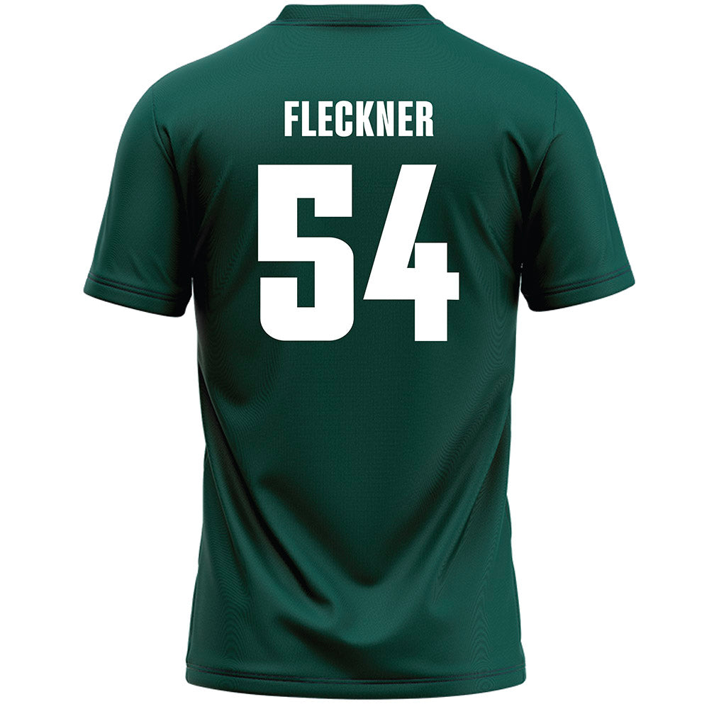 Jacksonville - NCAA Men's Lacrosse : Henry Fleckner - Green Lacrosse Jersey-1
