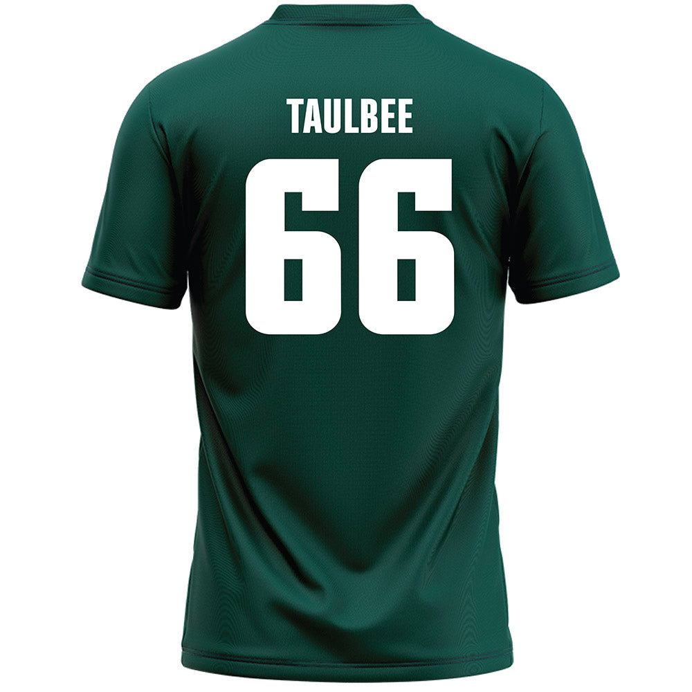 Jacksonville - NCAA Men's Lacrosse : Cal Taulbee - Green Lacrosse Jersey