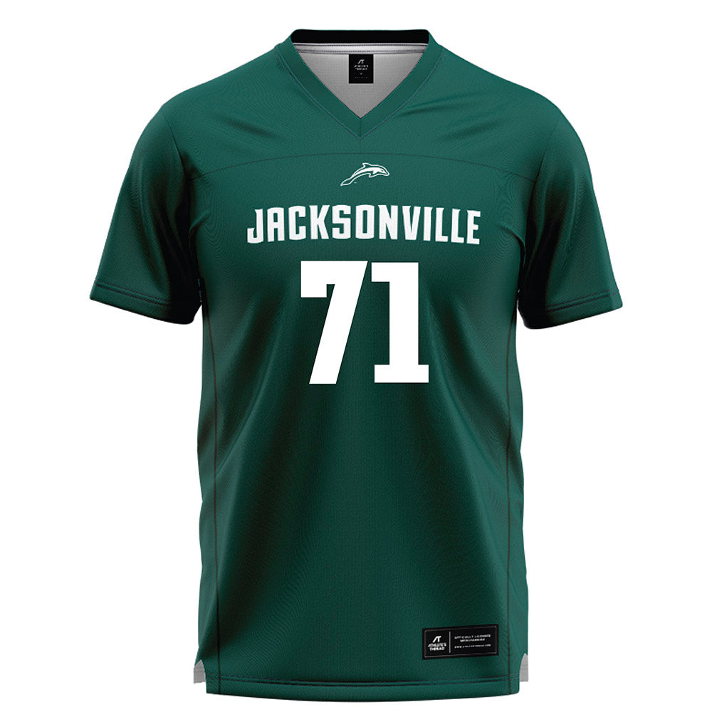 Jacksonville - NCAA Men's Lacrosse : Andrew Cowan - Green Lacrosse Jersey