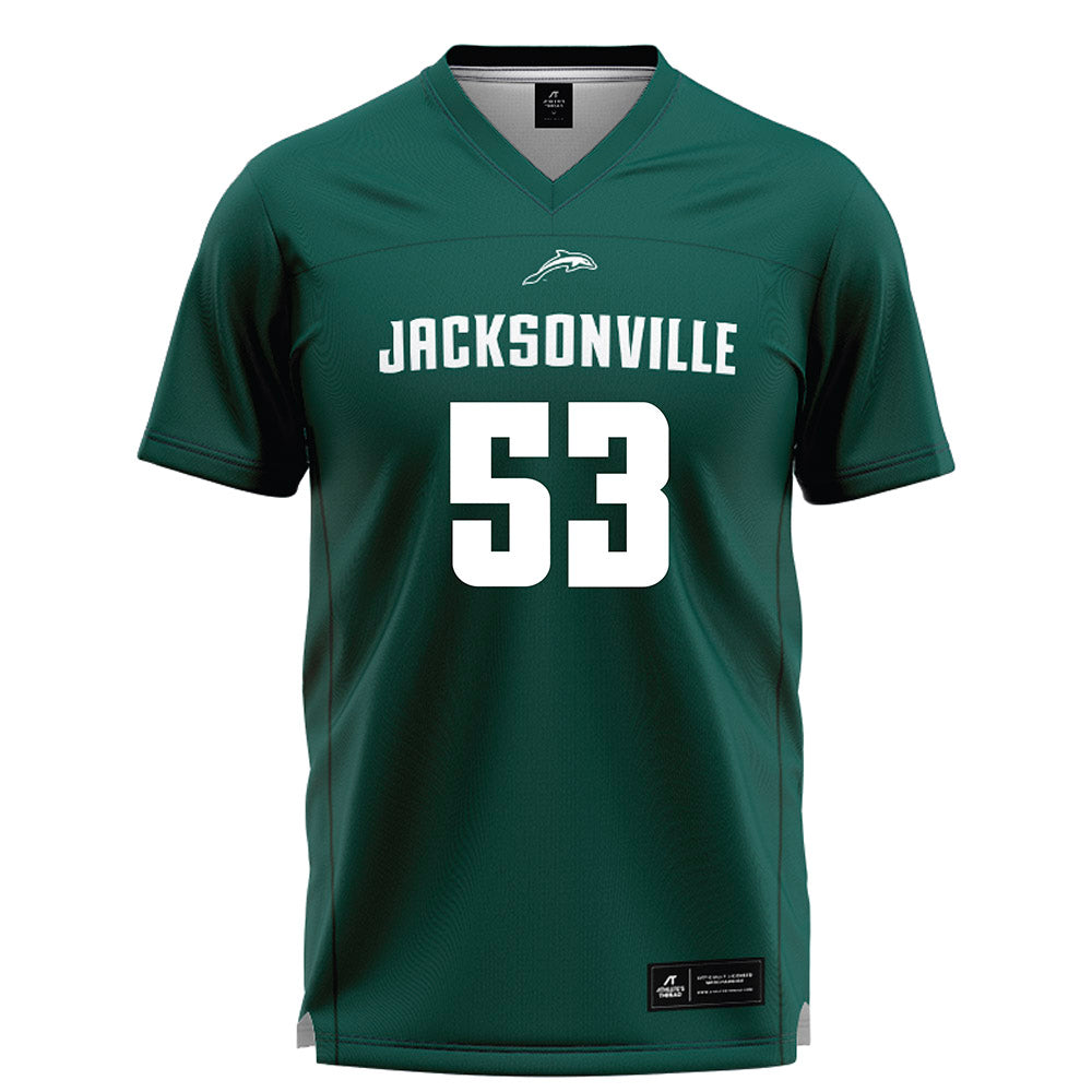 Jacksonville - NCAA Men's Lacrosse : Zach Ward - Green Lacrosse Jersey