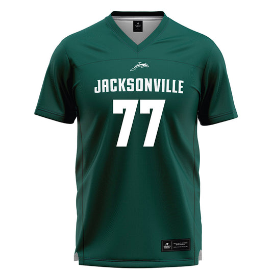 Jacksonville - NCAA Men's Lacrosse : Keller Holmes - Green Lacrosse Jersey
