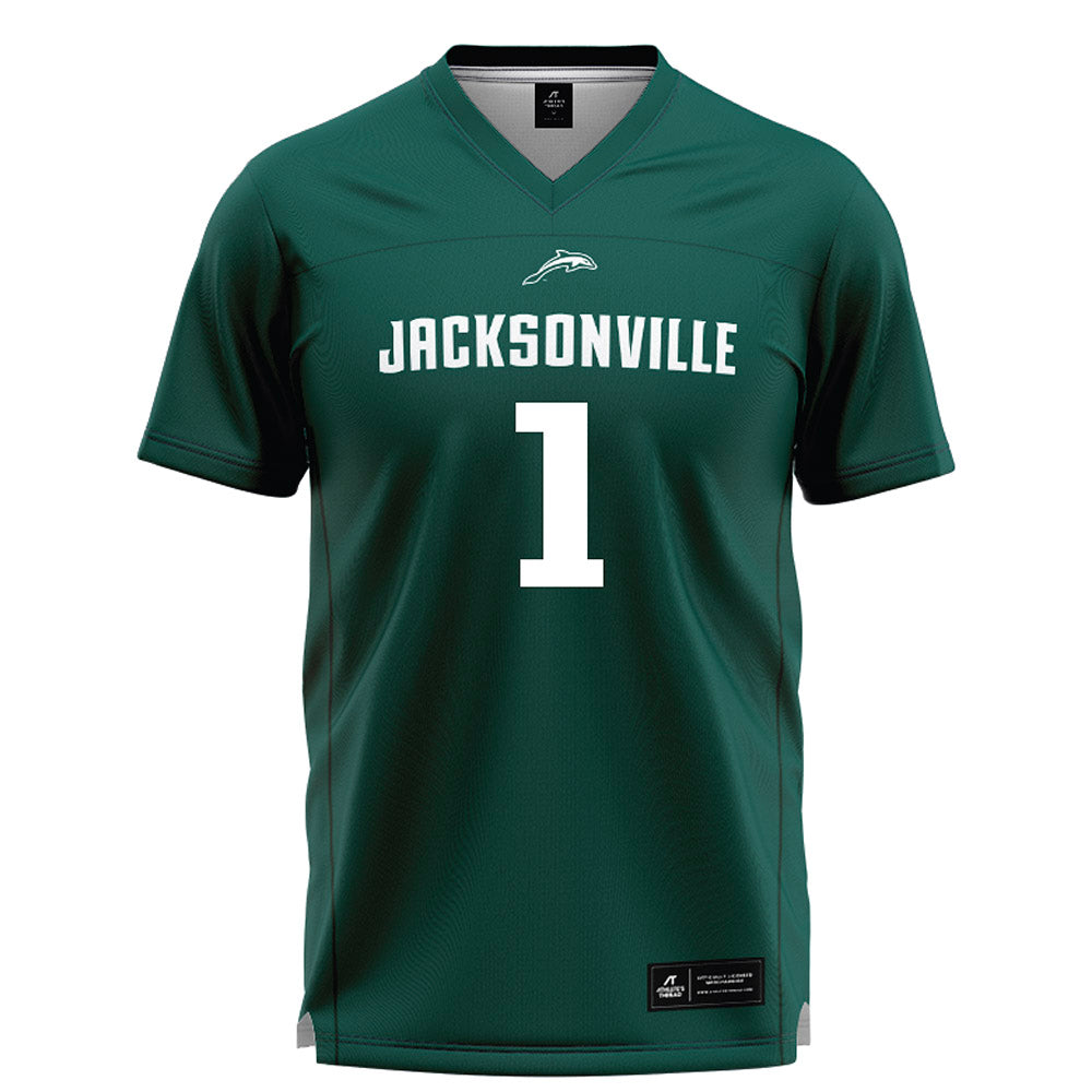Jacksonville - NCAA Men's Lacrosse : Daylin John-Hill - Green Lacrosse Jersey-0