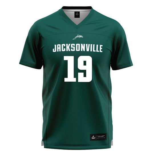 Jacksonville - NCAA Men's Lacrosse : Michael Clark - Green Lacrosse Jersey-0