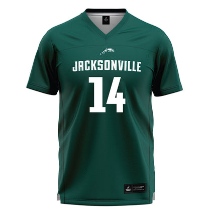 Jacksonville - NCAA Men's Lacrosse : Nicky Brown - Green Lacrosse Jersey-0