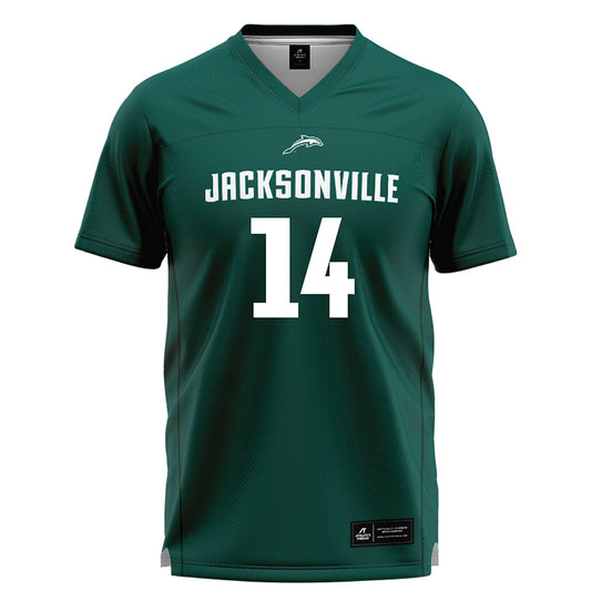 Jacksonville - NCAA Men's Lacrosse : Nicky Brown - Green Lacrosse Jersey-0