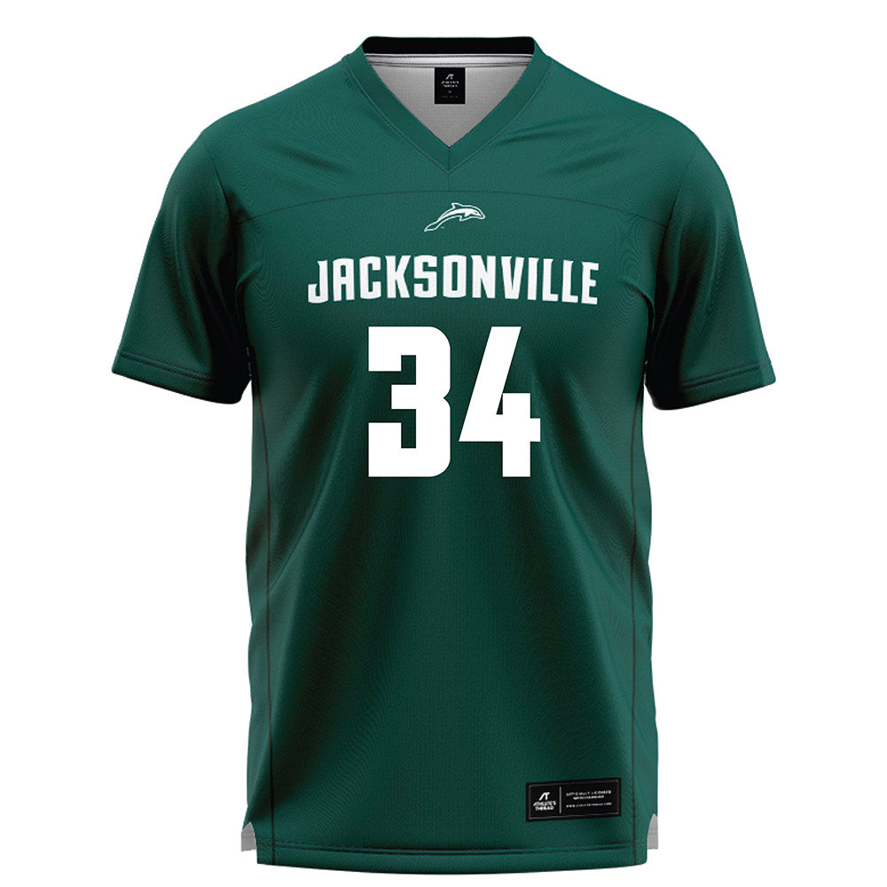 Jacksonville - NCAA Men's Lacrosse : George Bowdouris - Green Lacrosse Jersey-0