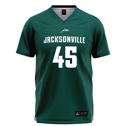Jacksonville - NCAA Men's Lacrosse : Lucas Fraser - Green Lacrosse Jersey