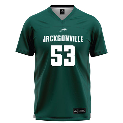 Jacksonville - NCAA Men's Lacrosse : Zach Ward - Green Lacrosse Jersey