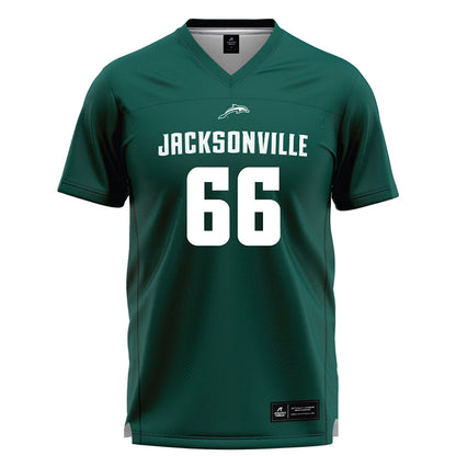 Jacksonville - NCAA Men's Lacrosse : Cal Taulbee - Green Lacrosse Jersey