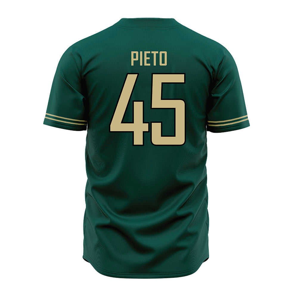 Jacksonville - NCAA Baseball : Dominic Pieto - Green Jersey-1
