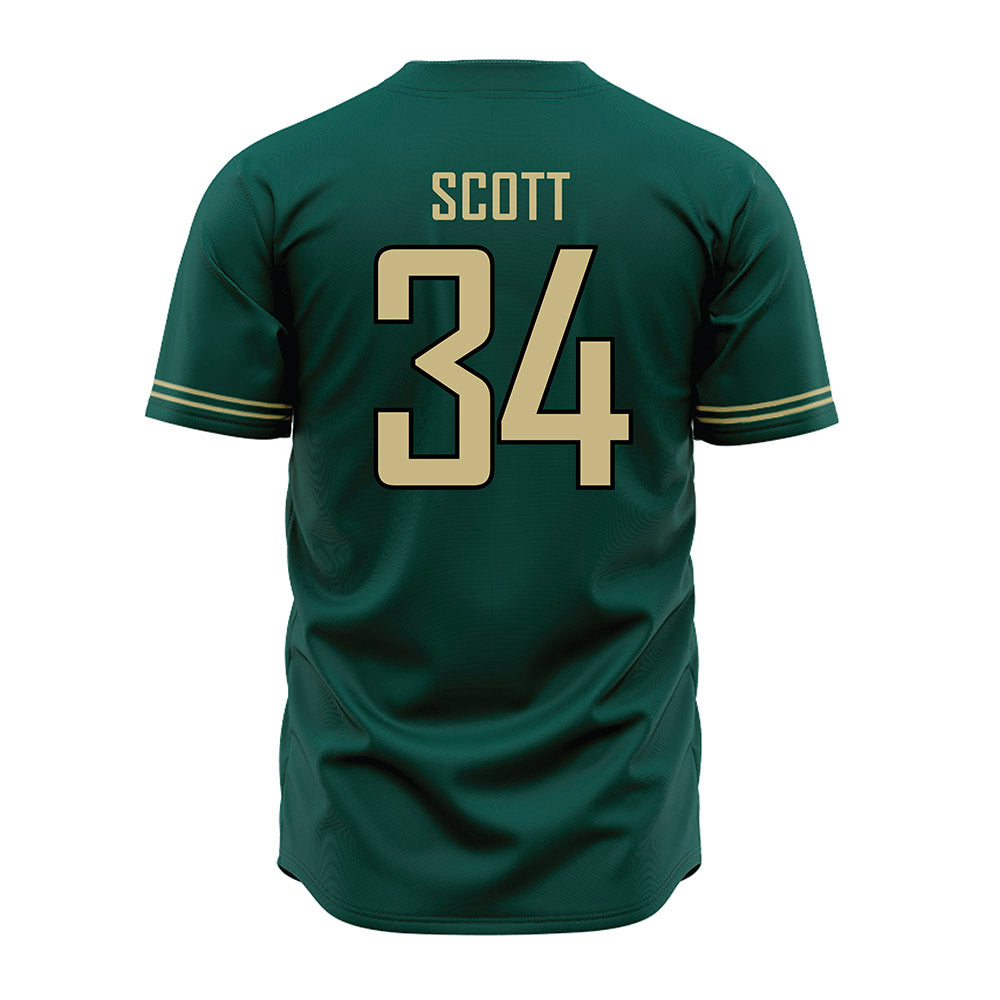 Jacksonville - NCAA Baseball : Brodie Scott - Green Jersey-1