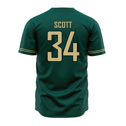 Jacksonville - NCAA Baseball : Brodie Scott - Green Jersey-1