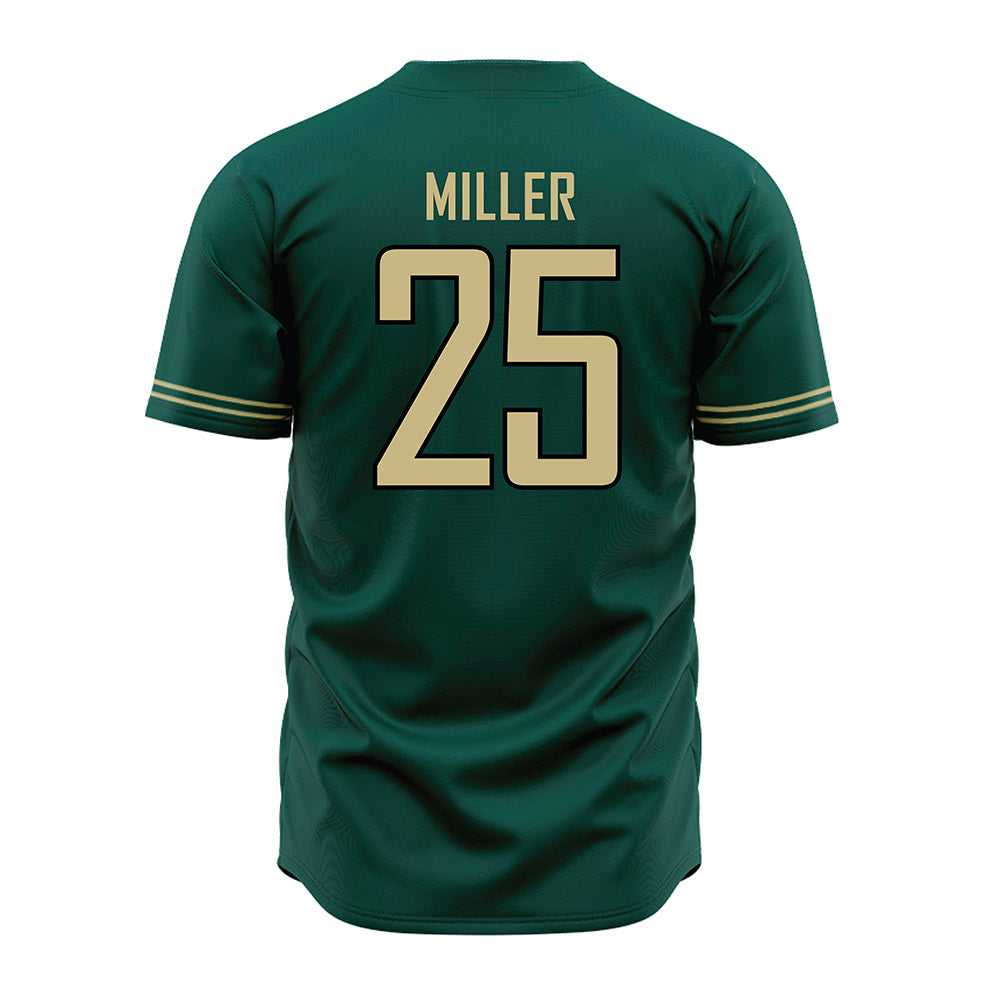 Jacksonville - NCAA Baseball : Jacob Miller - Green Jersey