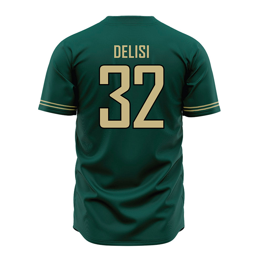 Jacksonville - NCAA Baseball : Nick DeLisi - Green Jersey-1