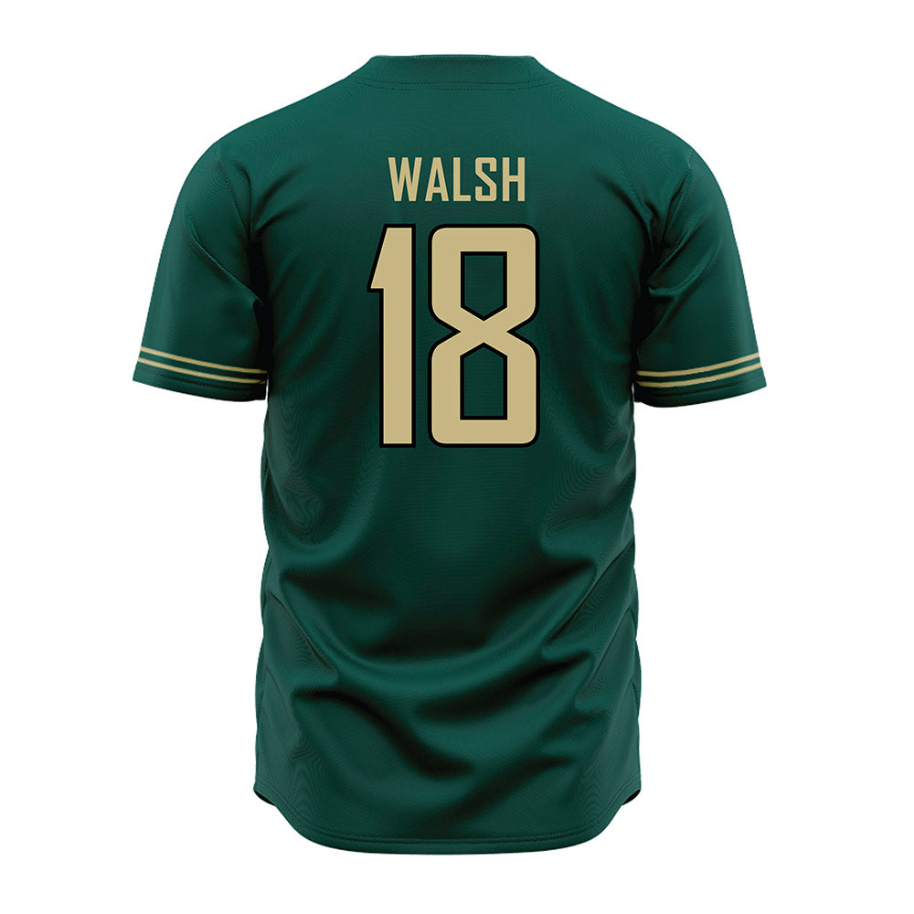 Jacksonville - NCAA Baseball : Alex Walsh - Green Jersey-1