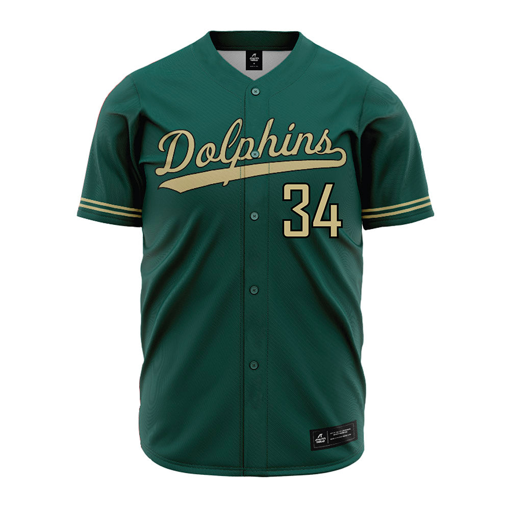Jacksonville - NCAA Baseball : Brodie Scott - Green Jersey-0