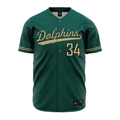 Jacksonville - NCAA Baseball : Brodie Scott - Green Jersey-0