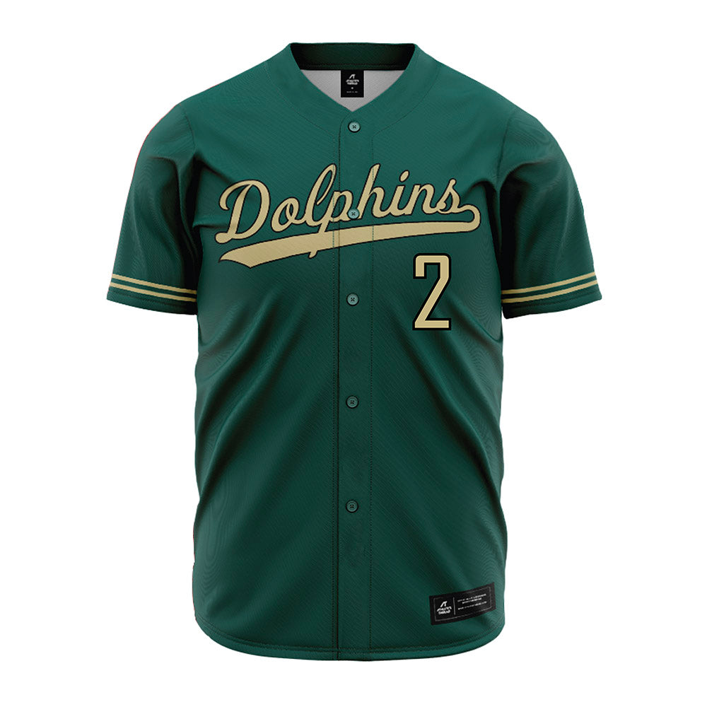 Jacksonville - NCAA Baseball : Clayton Hodges - Green Jersey