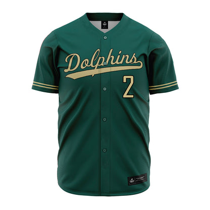 Jacksonville - NCAA Baseball : Clayton Hodges - Green Jersey