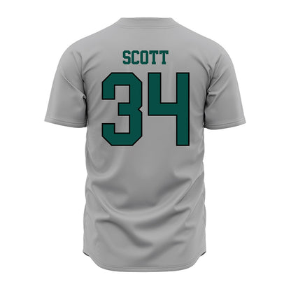 Jacksonville - NCAA Baseball : Brodie Scott - Grey Jersey-1