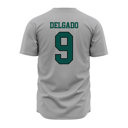Jacksonville - NCAA Baseball : Abdriel Delgado - Grey Jersey
