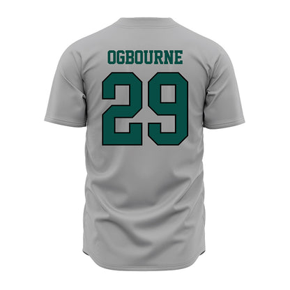 Jacksonville - NCAA Baseball : Archer Ogbourne - Grey Jersey-1