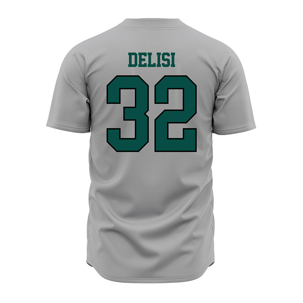 Jacksonville - NCAA Baseball : Nick DeLisi - Grey Jersey-1