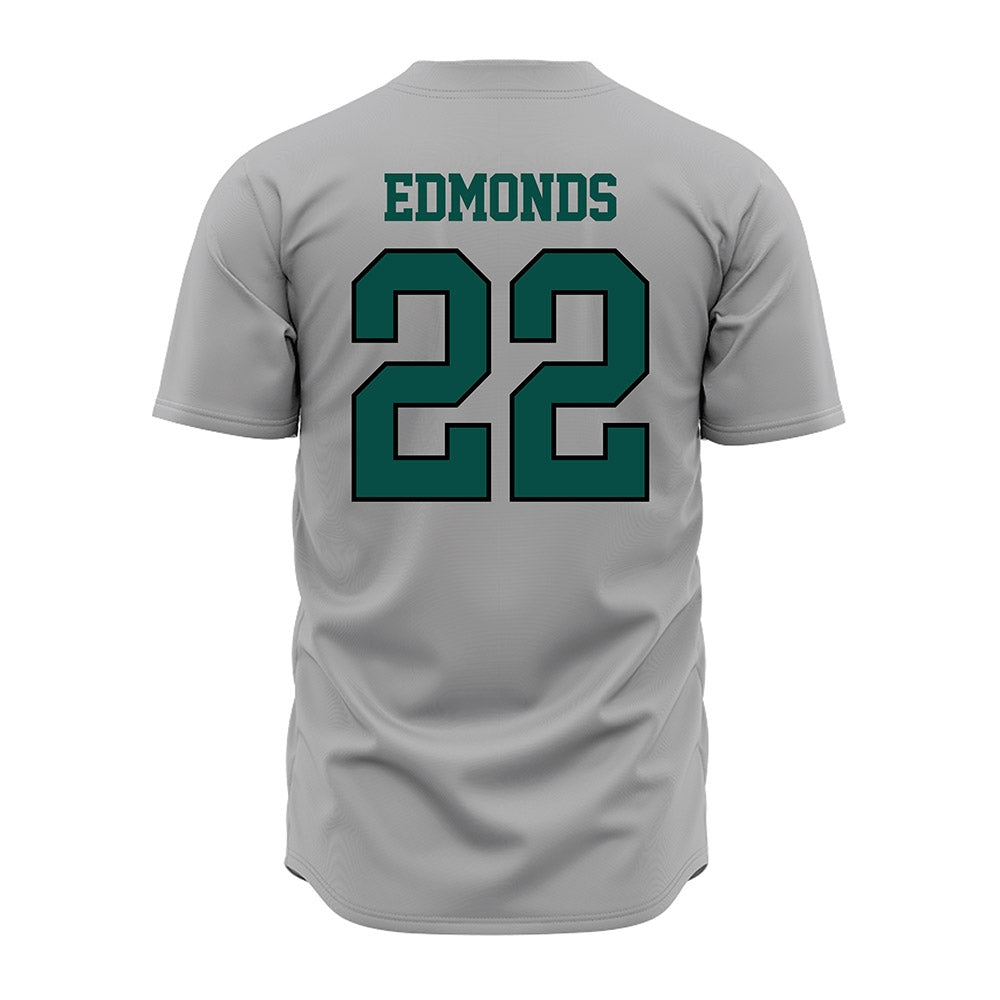 Jacksonville - NCAA Baseball : Blake Edmonds - Grey Jersey-1
