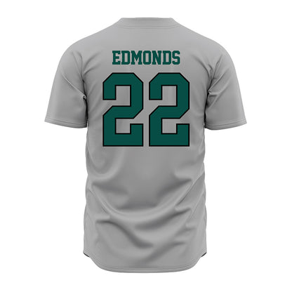 Jacksonville - NCAA Baseball : Blake Edmonds - Grey Jersey-1