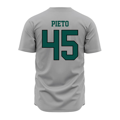 Jacksonville - NCAA Baseball : Dominic Pieto - Grey Jersey-1