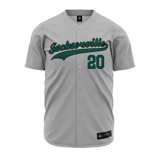 Jacksonville - NCAA Baseball : Grant Brooks - Grey Jersey