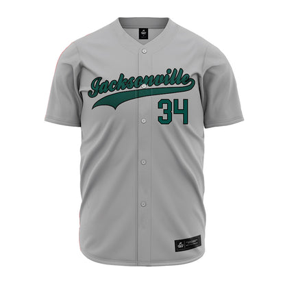 Jacksonville - NCAA Baseball : Brodie Scott - Grey Jersey-0