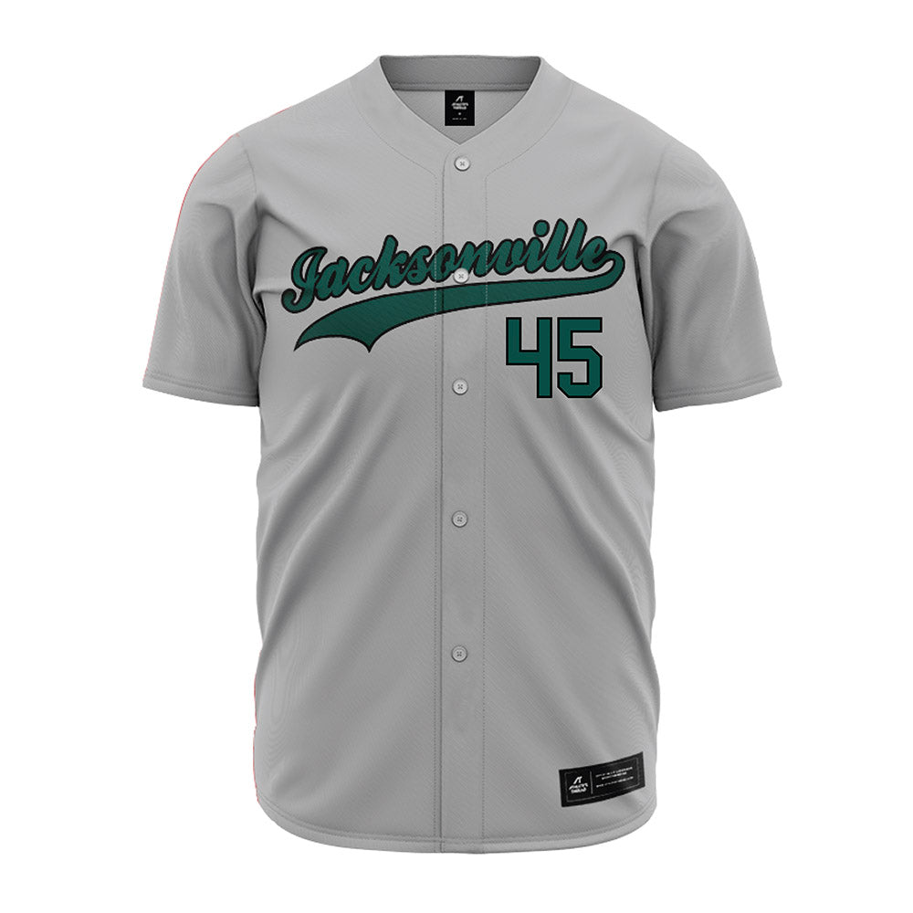Jacksonville - NCAA Baseball : Dominic Pieto - Grey Jersey-0