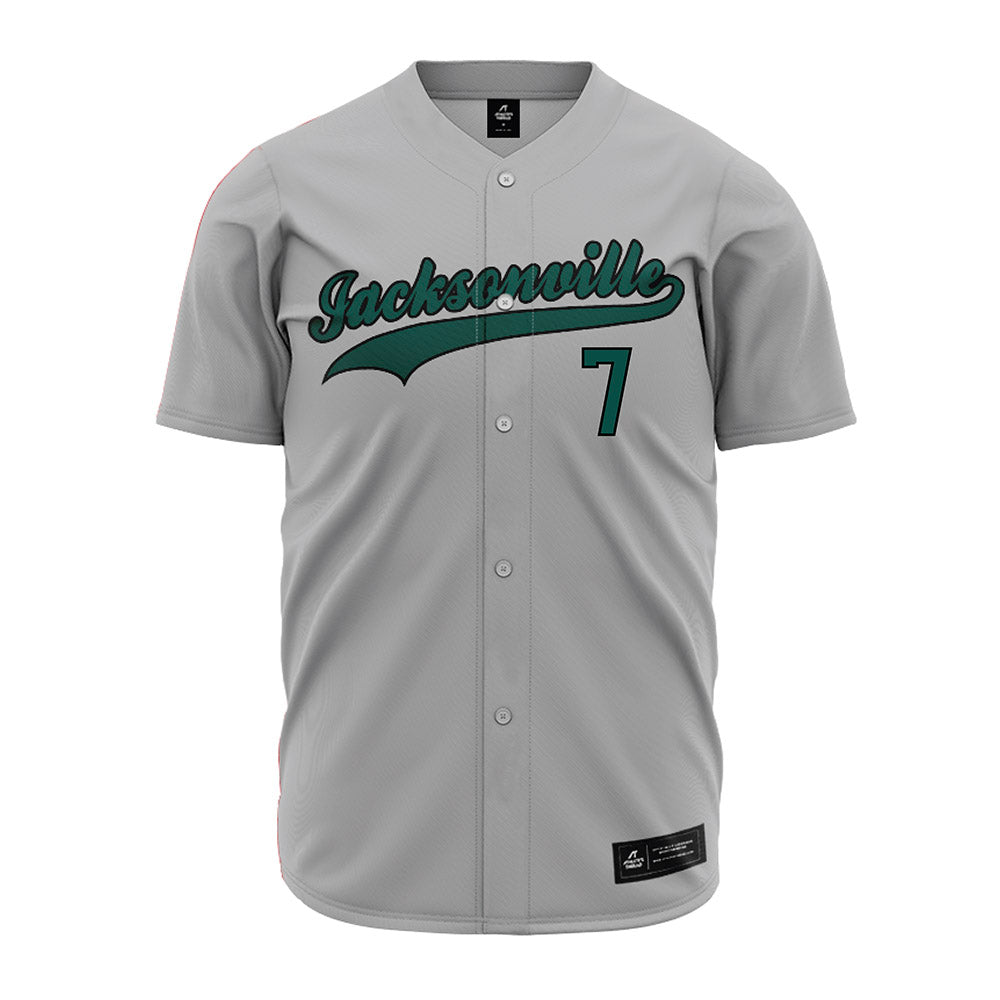 Jacksonville - NCAA Baseball : Jeremy Wright - Grey Jersey-0