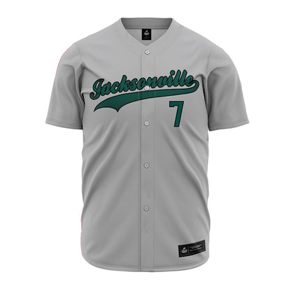 Jacksonville - NCAA Baseball : Jeremy Wright - Grey Jersey-0