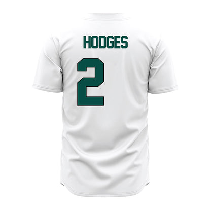 Jacksonville - NCAA Baseball : Clayton Hodges - White Jersey