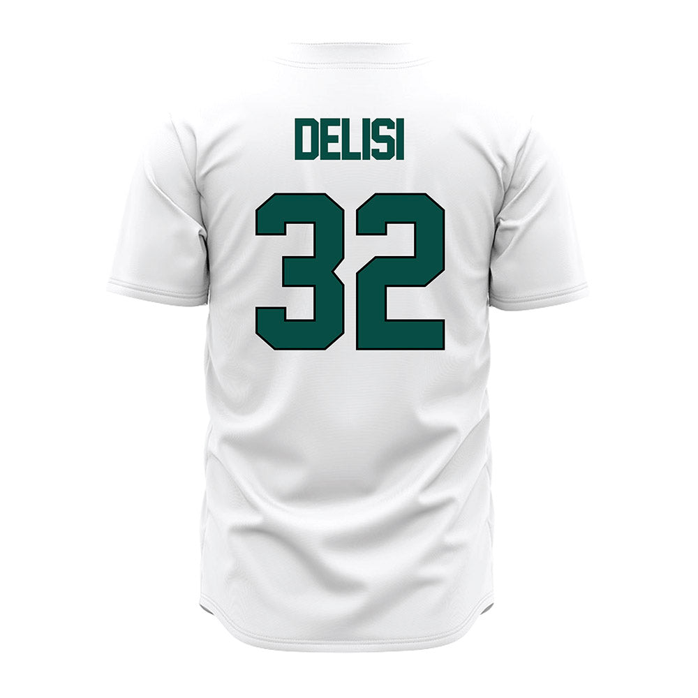 Jacksonville - NCAA Baseball : Nick DeLisi - White Jersey-1
