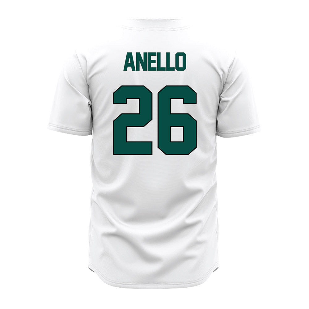 Jacksonville - NCAA Baseball : Nick Anello - White Jersey-1