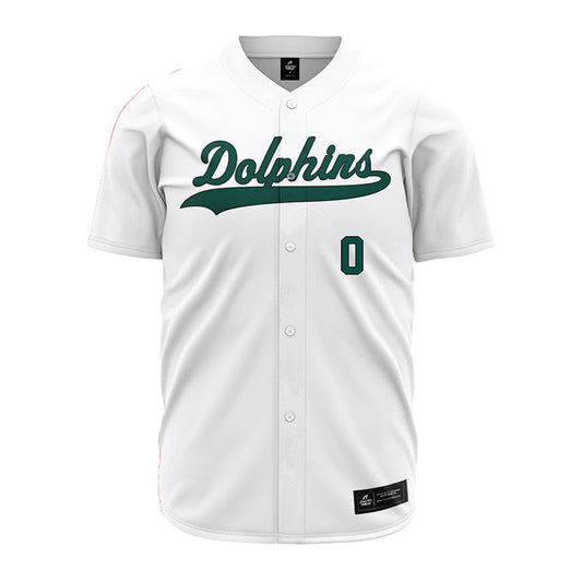 Jacksonville - NCAA Baseball : Hunter Rodgers - White Jersey-0