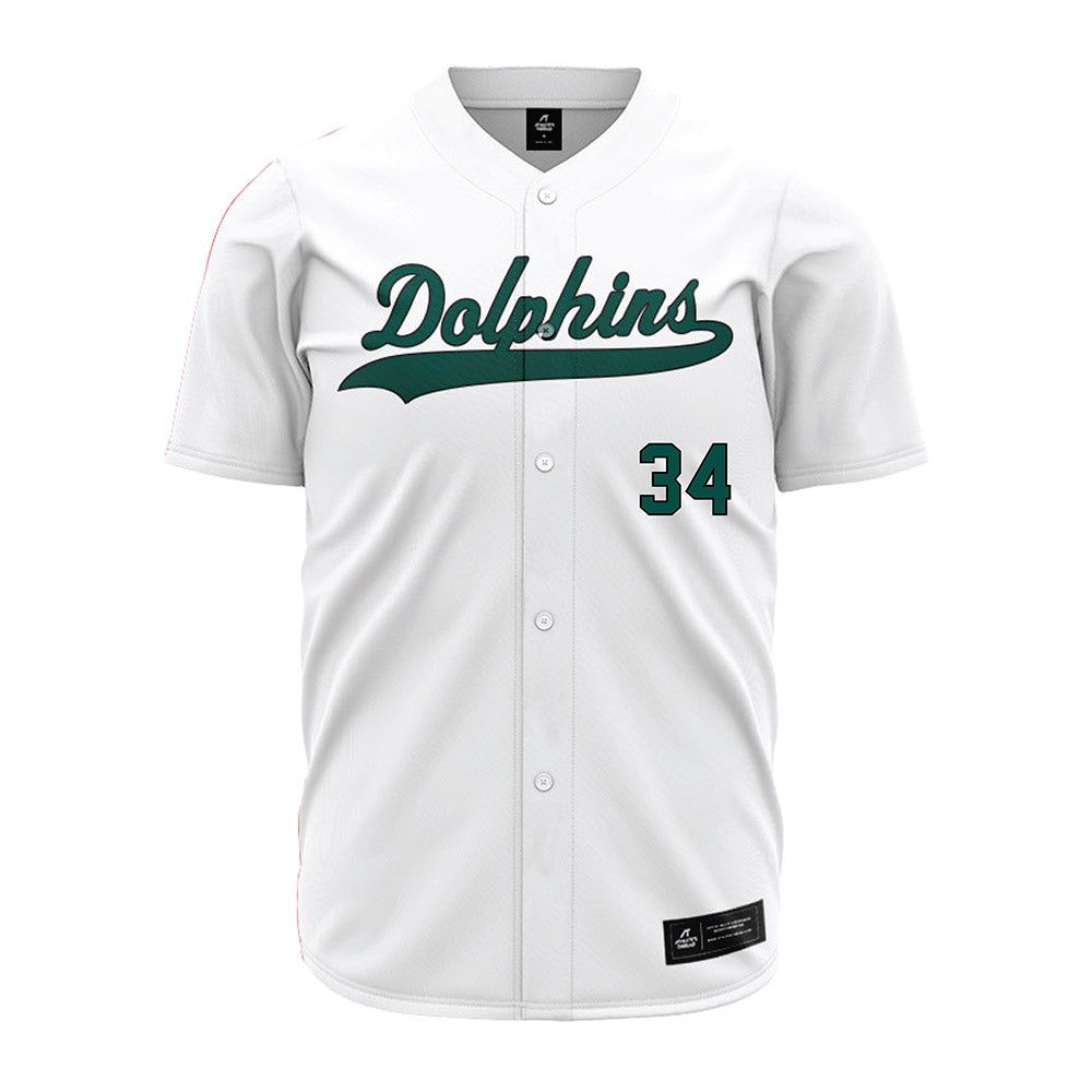 Jacksonville - NCAA Baseball : Brodie Scott - White Jersey-0