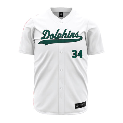 Jacksonville - NCAA Baseball : Brodie Scott - White Jersey-0