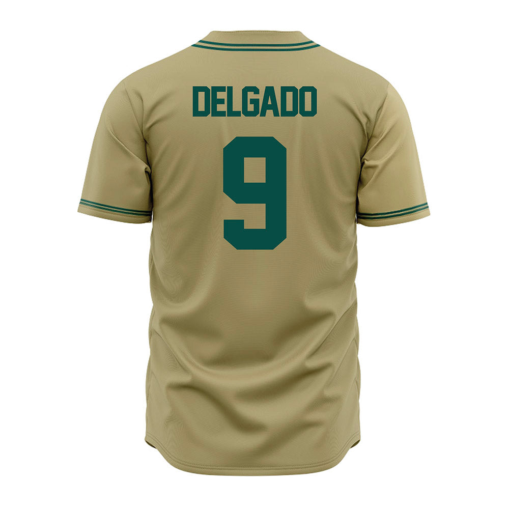 Jacksonville - NCAA Baseball : Abdriel Delgado - Gold Jersey-1
