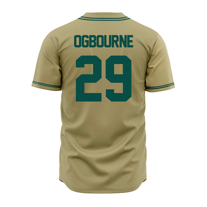 Jacksonville - NCAA Baseball : Archer Ogbourne - Gold Jersey-1