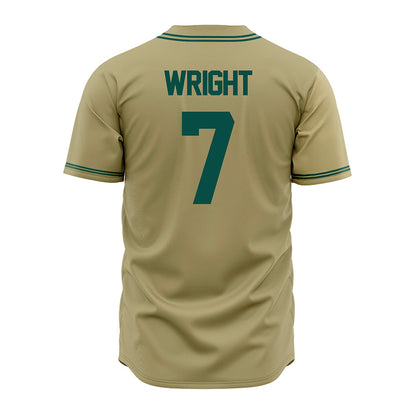Jacksonville - NCAA Baseball : Jeremy Wright - Gold Jersey-1