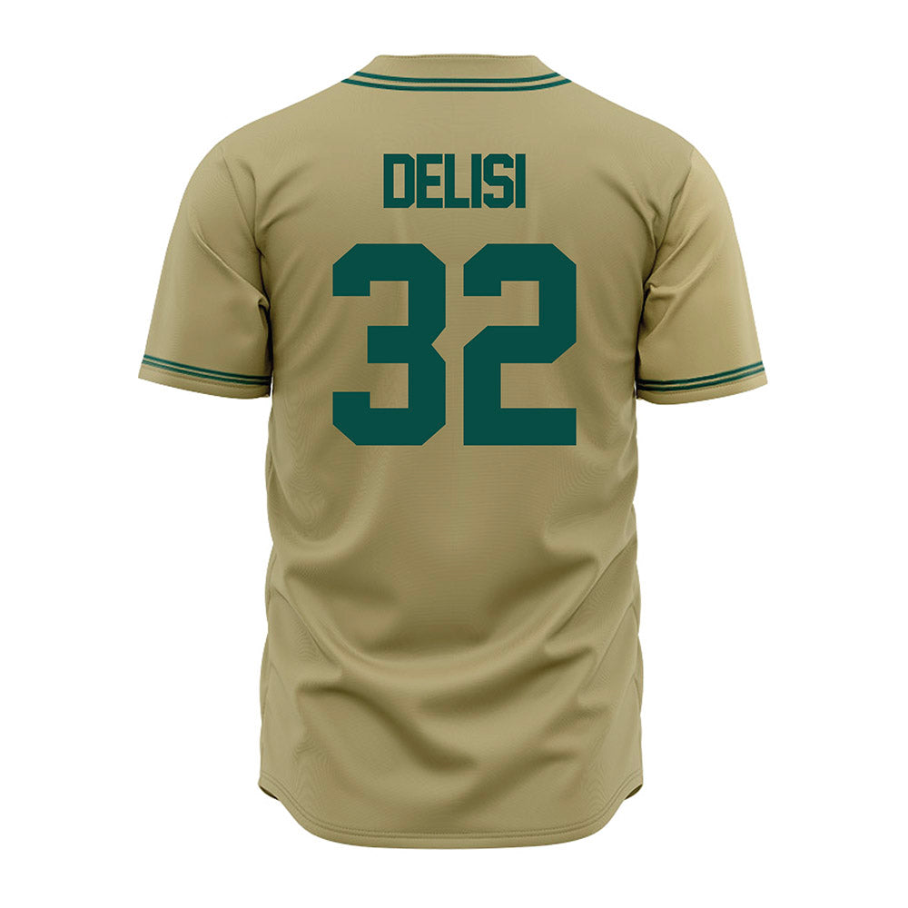 Jacksonville - NCAA Baseball : Nick DeLisi - Gold Jersey-1