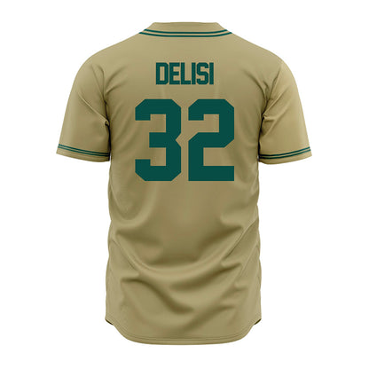 Jacksonville - NCAA Baseball : Nick DeLisi - Gold Jersey-1