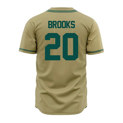 Jacksonville - NCAA Baseball : Grant Brooks - Gold Jersey-1